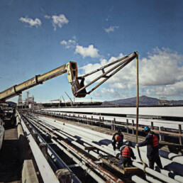 Long Wharf Sanitary Sewer Crane